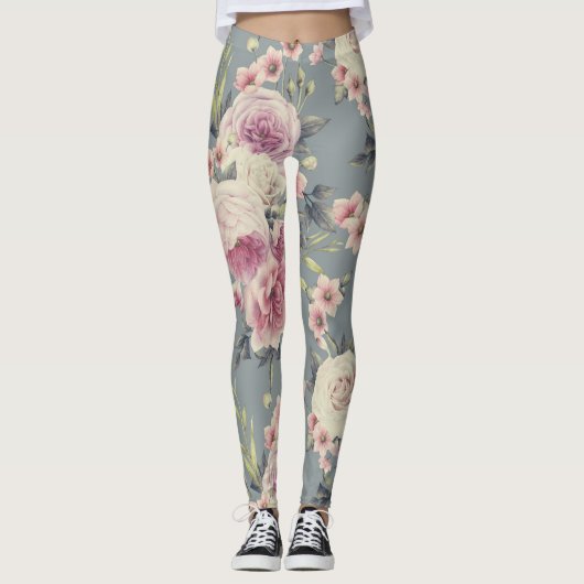 legging roses roses (Devant)