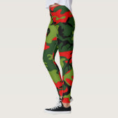Legging rouge et vert de Camo (Gauche)
