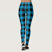 Legging Sky Blue Buffalo Plaid (Dos)