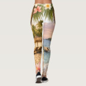 Legging Sunset Tropical Bloom (Dos)