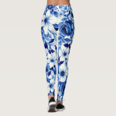 legging symphonie rose bleue (Dos)