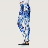 legging symphonie rose bleue (Gauche)