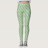 Legging vert Gnome de la Saint-Patrick (Devant)