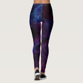 Legging vibrant violet gecko inspiré des reptiles  (Dos)