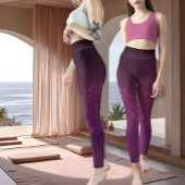 Legging violet Mandala