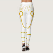 Legging Wali en lettres dorées (Dos)