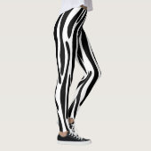 Legging Zebra, Legging animal pour les femmes (Droite)