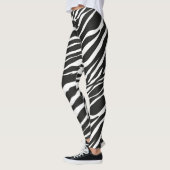 Legging Zebra, Legging animal pour les femmes (Gauche)