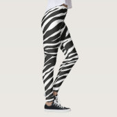 Legging Zebra, Legging animal pour les femmes (Droite)