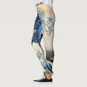 Leggings 神奈川沖浪裏, grande vague de 北斎, Hokusai, Ukiyo-e (Gauche)