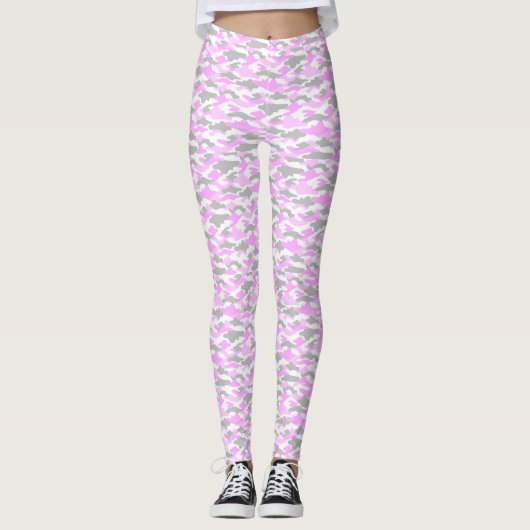 LEGGINGS 迷彩(ピンク) レギンス (Devant)