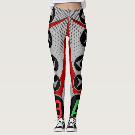 Leggings 00 guêtres de code de fraude de LVL (Devant)