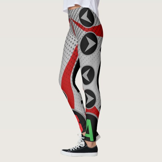 Leggings 00 guêtres de code de fraude de LVL (Gauche)