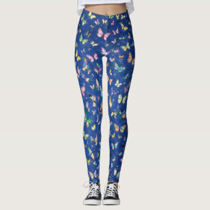 Leggings 1000 Papillons Bleus