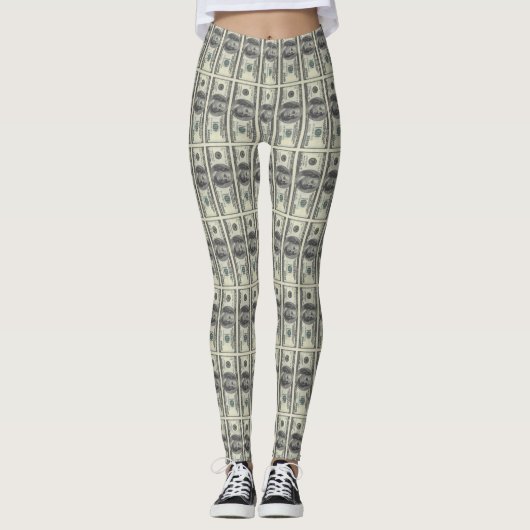 Leggings 100 billets d'un dollar (Devant)