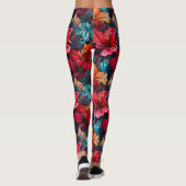 Leggings #10 Motif floral (Dos)