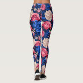 Leggings #11 Motif floral (Dos)