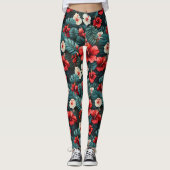 Leggings #12 Motif floral (Devant)