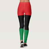 Leggings 1804 Haïti Couleurs panafricaines  (Dos)