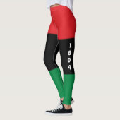Leggings 1804 Haïti Couleurs panafricaines  (Gauche)