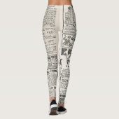 Leggings 1919 Paris Mode : Page de journaux anciens (Dos)