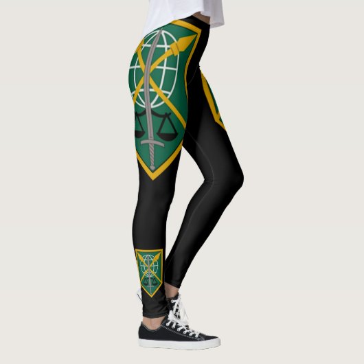 Leggings 200e Commandement de la Police Militaire USA Black (Droite)