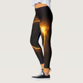 Leggings 2017 leggins totaux d'éclipse solaire (Gauche)