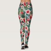Leggings #22 Motif floral (Dos)