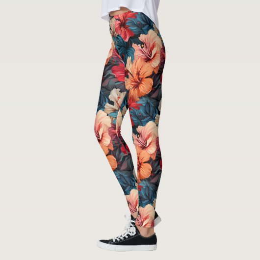 Leggings #26 Motif floral (Gauche)