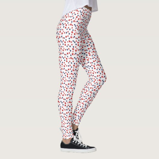 Leggings 2 couches - Étoiles Red NB do-it-yourself Quoi (Droite)