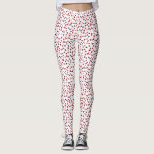 Leggings 2 couches - Étoiles Red NB do-it-yourself Quoi (Devant)