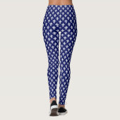Leggings 2 couches - Fleur de Lis fond blanc DIY NB (Dos)