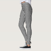 Leggings 2 couches - Houndstooth Black do-it-yourself BG Wt (Gauche)