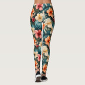 Leggings #2 Motif floral (Dos)