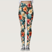 Leggings #2 Motif floral (Devant)