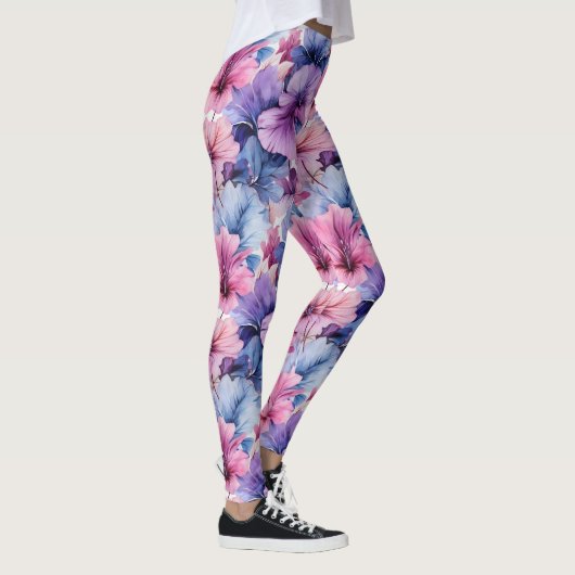 Leggings #34 Motif floral (Droite)