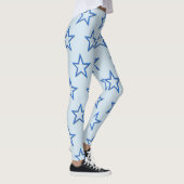 Leggings - 3-D Blue Stars (Droite)
