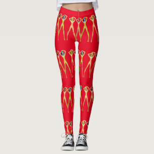 Leggings 3 femmes à long pattes debout Thunder_Cove