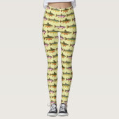 Leggings 3 truites| Pêcher les femmes (Devant)