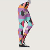 Leggings 3b bandes et triangles colorés (Droite)