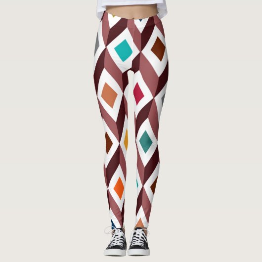 Leggings 3D Cubes (Devant)