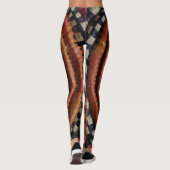 Leggings 3d Motif sportif étonnant en conception ronde Extr (Dos)