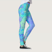 Leggings 3D Pastel Flower Psychedélic (Droite)