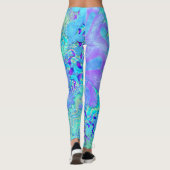 Leggings 3D Pastel Flower Psychedélic (Dos)