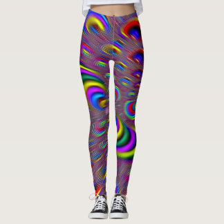 Leggings 3D Rave colorés