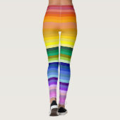 Leggings 42 bandes arc-en-ciel (Dos)