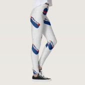 Leggings 4 juillet Burger & Hot Dog Parties scintillant (Droite)