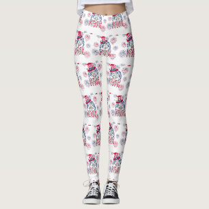 Leggings 4 juillet Fête de l'Indépendance Aigle américain