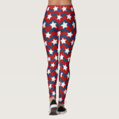 Leggings 4 juillet Fête de l'Indépendance des USA Etoiles b (Dos)