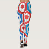 Leggings 4 juillet Hexagons (Dos)